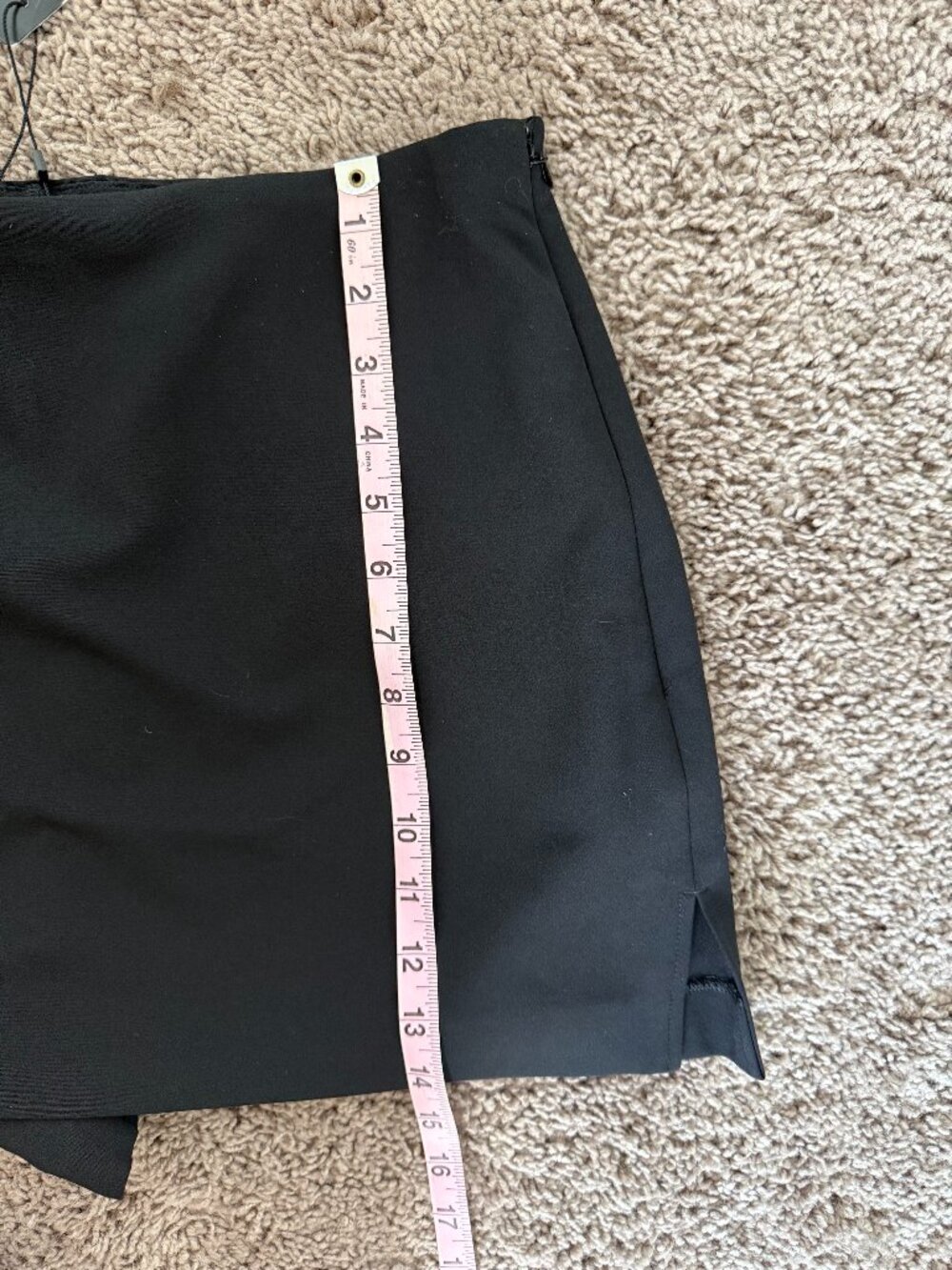 Express Black Mini Skort size 10 - Picture 5 of 7
